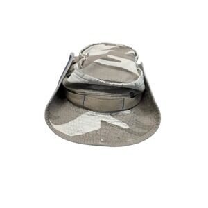 Vintage GAP Kids Desert Camo Bucket Hat Boonie Cap S/M Gorpcore Blue Lining